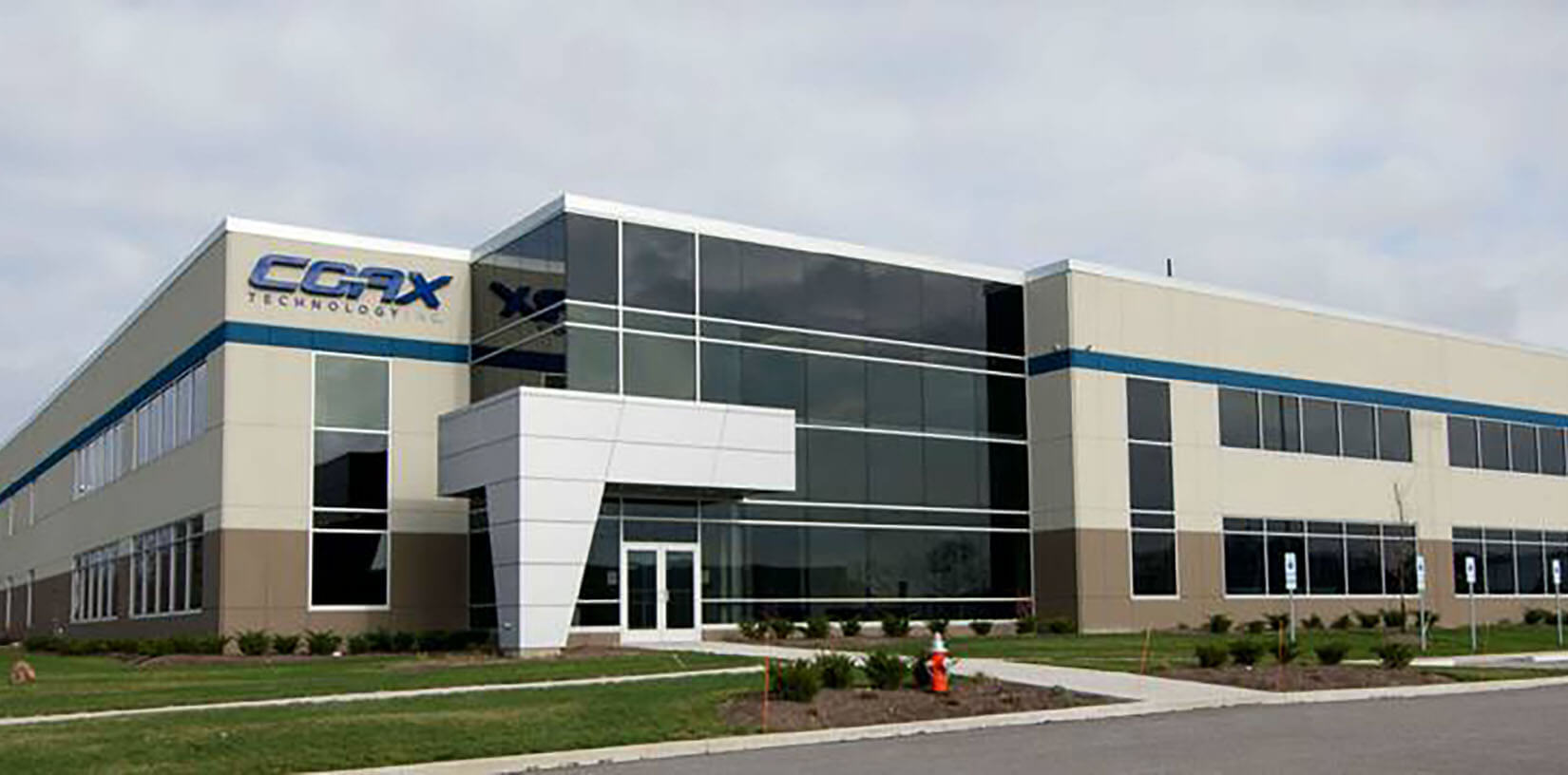 Photograph of CO-AX Technology's headquarters, where we develop our transportation electronics solutions