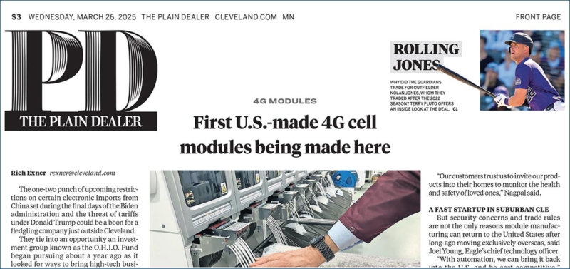 First U.S.-Made 4G Cell Modules Begin Production in Greater Cleveland ...