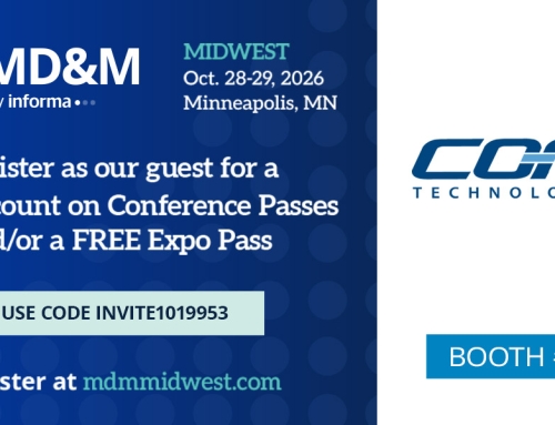 CO-AX is exhibiting at MD&M Midwest